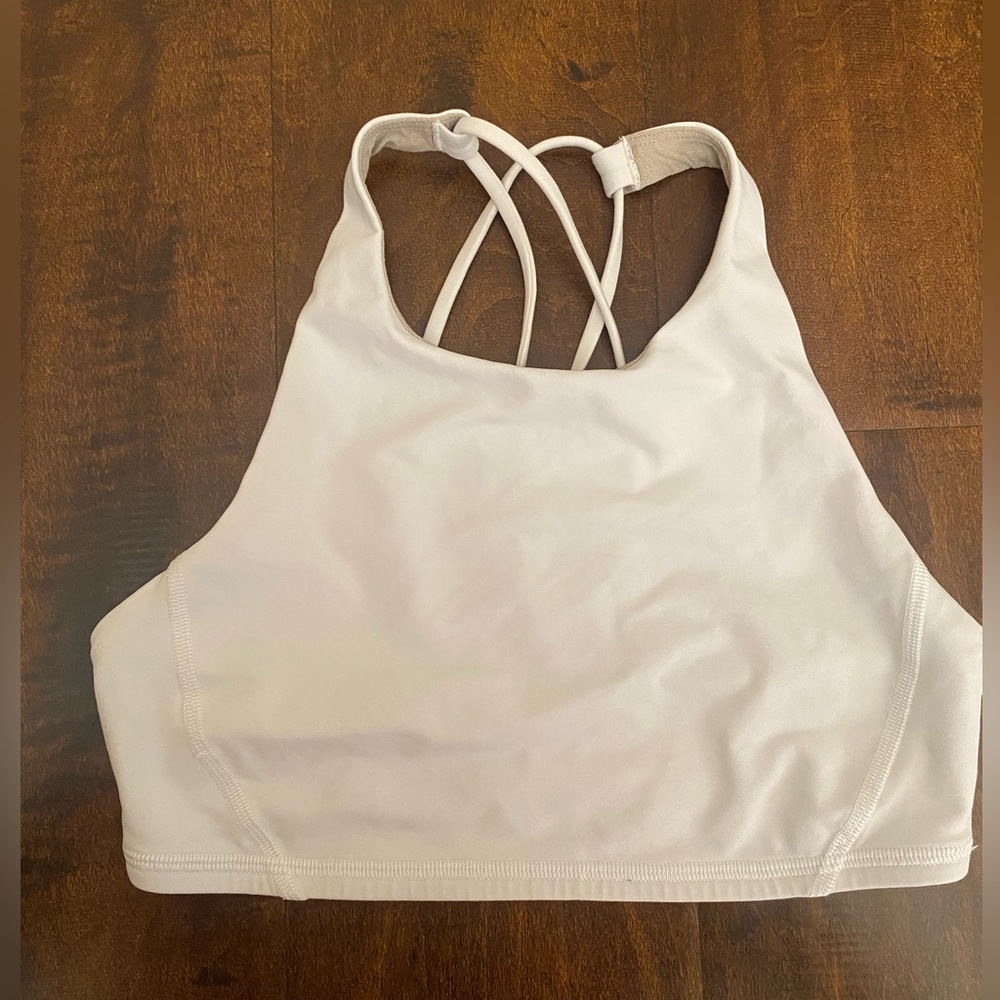 Lululemon White Sports Bra